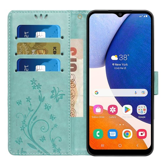 Чохол-книжка для Samsung Galaxy A14 4G/5G, Mandala Flower, зелений