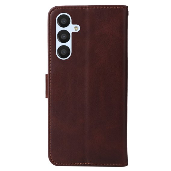 Чохол-книжка для Samsung Galaxy A34 5G, Leather Wallet, коричневий