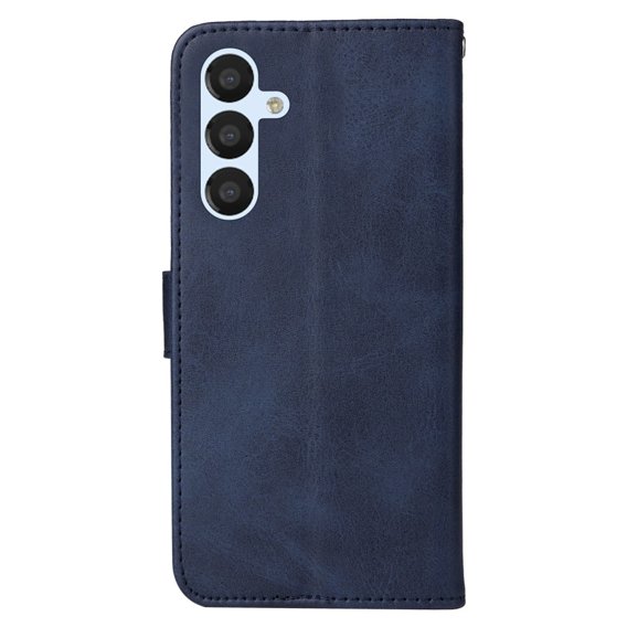 Чохол-книжка для Samsung Galaxy A34 5G, Leather Wallet, темно-синій