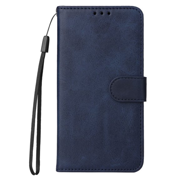 Чохол-книжка для Samsung Galaxy A34 5G, Leather Wallet, темно-синій