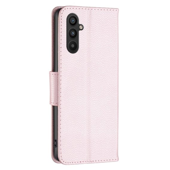 Чохол-книжка для Samsung Galaxy A34 5G, Wallet Litchi Magnet, рожевий rose gold