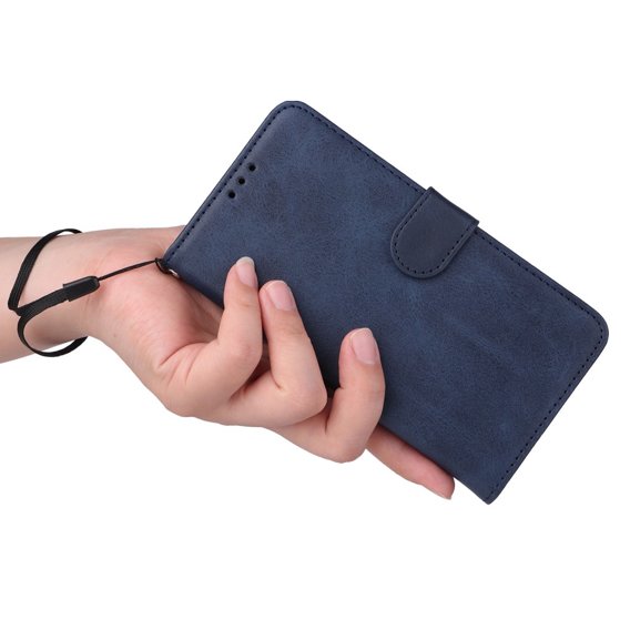 Чохол-книжка для Samsung Galaxy A54 5G, Leather Wallet, темно-синій