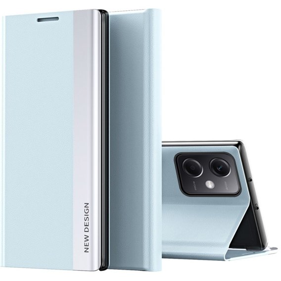 Чохол-книжка для Xiaomi Poco X5 Pro 5G / Redmi Note 12 Pro, Side Magnetic, світло-блакитний