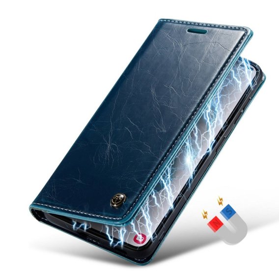 Чохол-обкладинка CASEME для Samsung Galaxy S21, Waxy Textured, м'яти