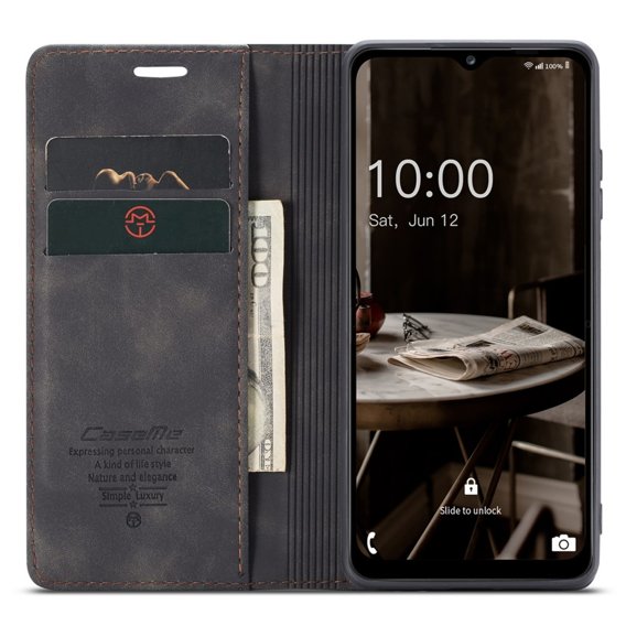 Чохол-сумка для Samsung Galaxy A04S / A13 5G, Leather Wallet Case, чорний