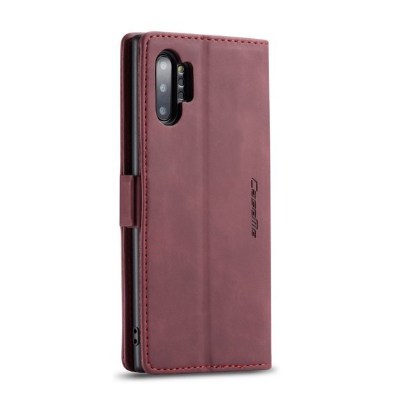 Чохол-сумка для Samsung Galaxy Note 10 Plus/5G, Leather Wallet Case, червоний