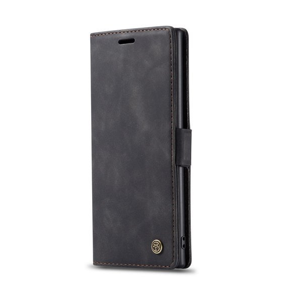 Чохол-сумка для Samsung Galaxy Note 10 Plus/5G, Leather Wallet Case, чорний