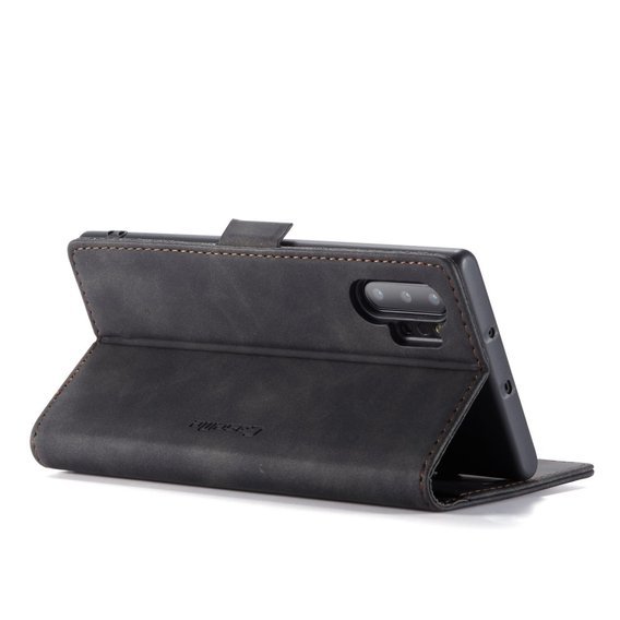 Чохол-сумка для Samsung Galaxy Note 10 Plus/5G, Leather Wallet Case, чорний