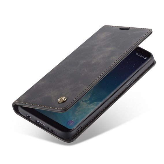 Чохол-сумка для Samsung Galaxy S8 Plus, Leather Wallet Case, чорний