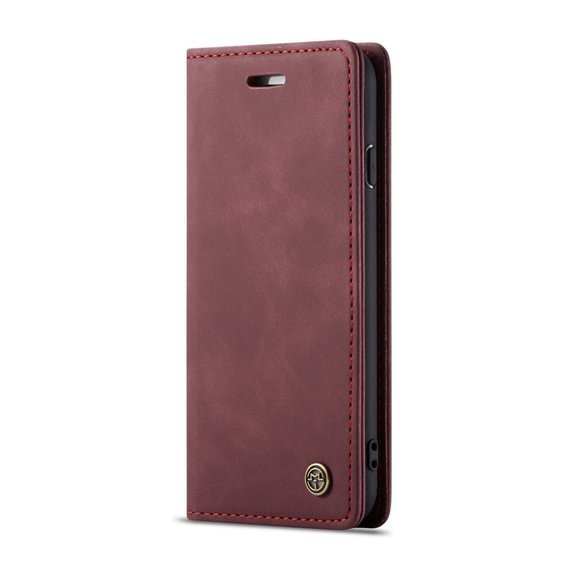 Чохол-сумка для iPhone 7/8/SE 2020/SE 2022, Leather Wallet Case, бордовий