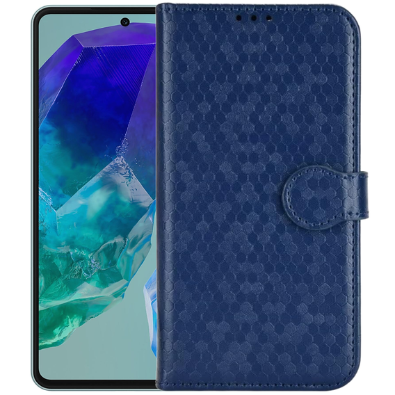 Чохол-фліп для Samsung Galaxy M55 5G, Wallet Rhombus, чорний