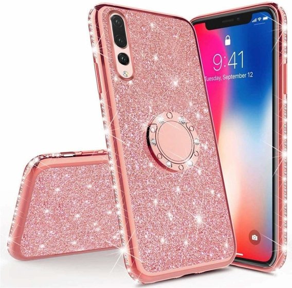 Чохол Bling до Huawei P20 Pro, Rose Gold