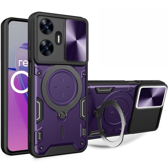 Чохол Camera Slide Realme C55, CamShield Slide, фіолетовий