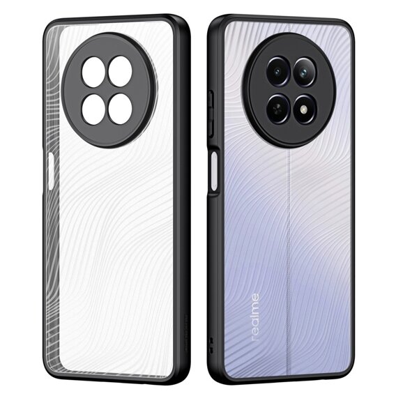 Чохол DuxDucis для Realme 12, Aimo case, прозорий / чорний