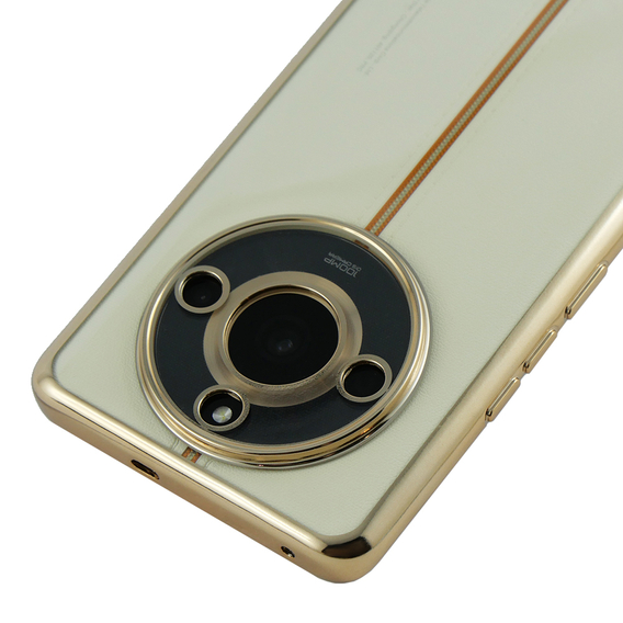 Чохол Electroplating Frame для Realme 11 Pro 5G / Pro+ 5G, clear / gold