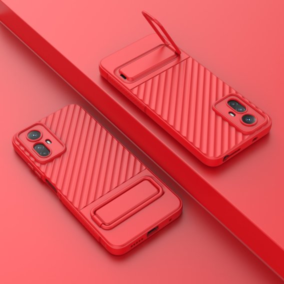 Чохол Military KickStand для Xiaomi Redmi Note 12S 4G, Red