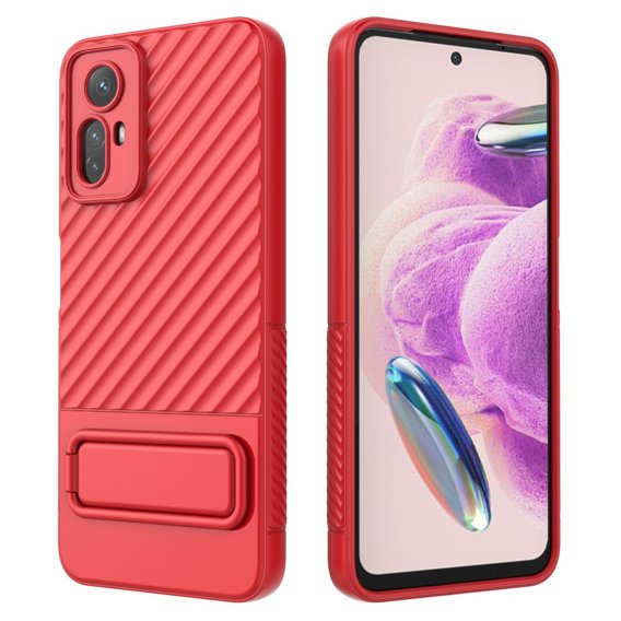 Чохол Military KickStand для Xiaomi Redmi Note 12S 4G, Red