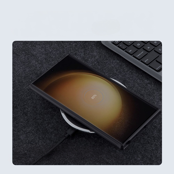 Чохол NILLKIN для Samsung Galaxy S24 Ultra, Frosted Shield, для MagSafe, чорний