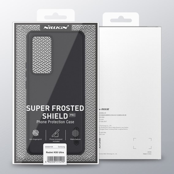 Чохол NILLKIN для Xiaomi 12T, Super Frosted Shield Case, чорний