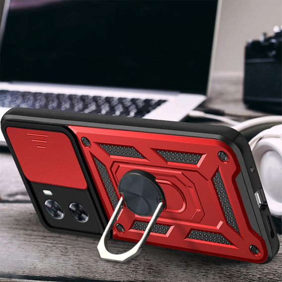 Чохол NOX Camera Slide Oppo A57s, CamShield Slide, червоний