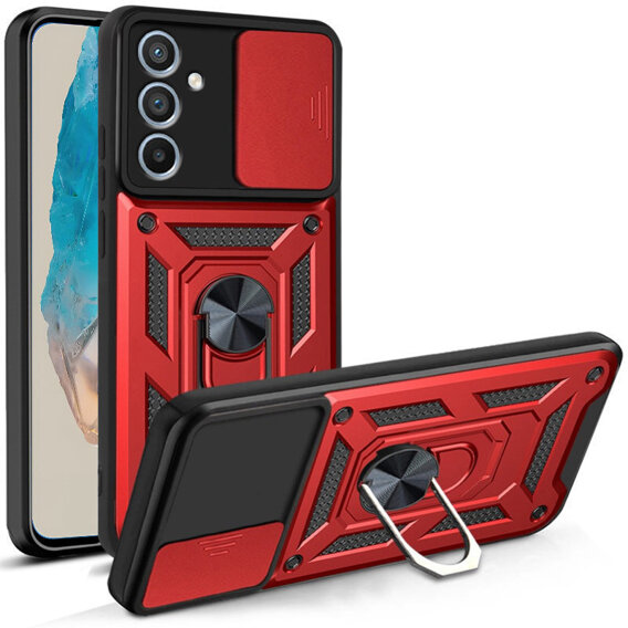 Чохол NOX Camera Slide Samsung Galaxy M35, CamShield Slide, червоний