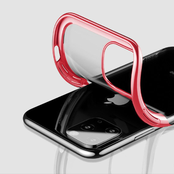 Чохол RBORD TPU Frame для іPhone 13 Pro - Clear / Red