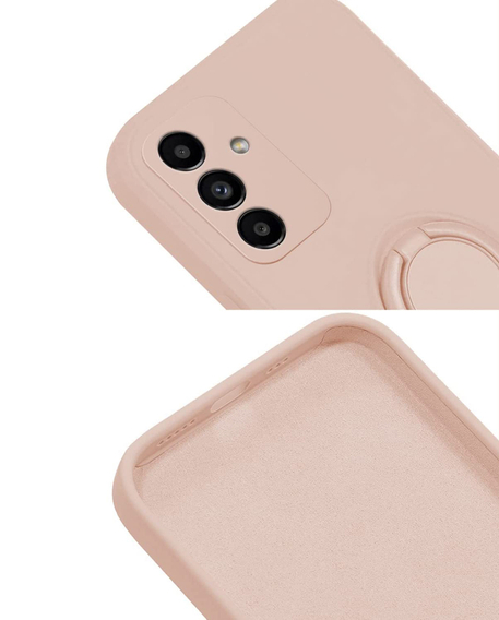 Чохол Smooth KickStand Ring до Samsung Galaxy A04S / A13 5G, Light Pink