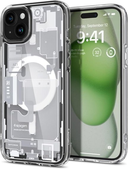 Чохол Spigen до iPhone 15, Ultra Hybrid Mag, Zero One