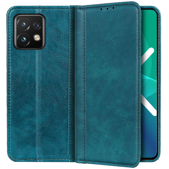 Чoхол до Motorola Edge 40 Pro 5G, Wallet Litchi Leather, зелений