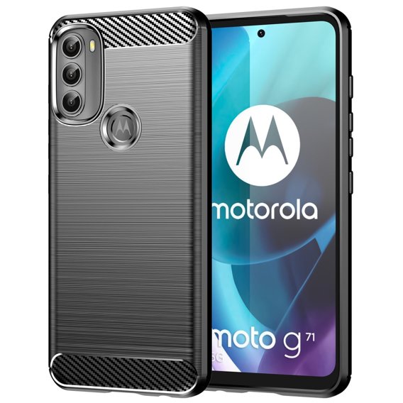 Чoхол до Motorola Moto G71 5G, Carbon, чорний