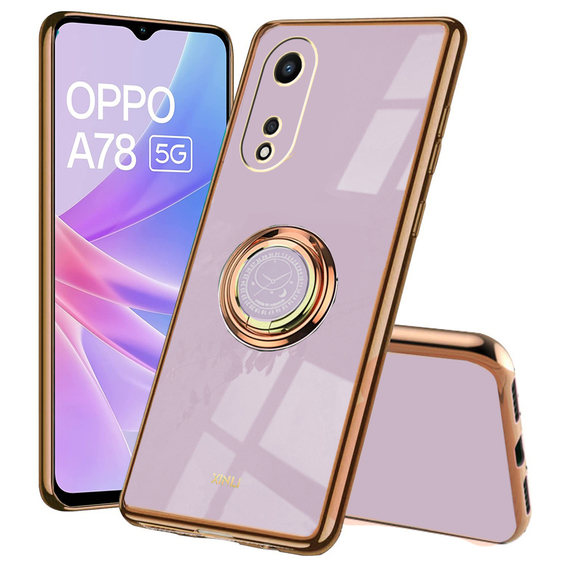 Чoхол до Oppo A78 5G, Electro Ring, фіолетовий