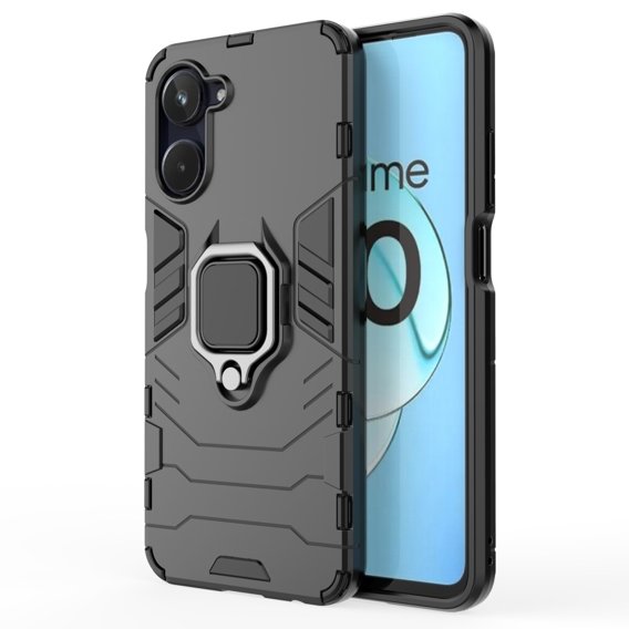 Чoхол до Realme 10 4G, Kickstand Ring, чорний