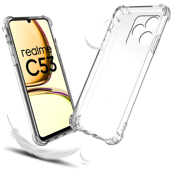 Чoхол до Realme C53 4G, Dropproof, прозорий
