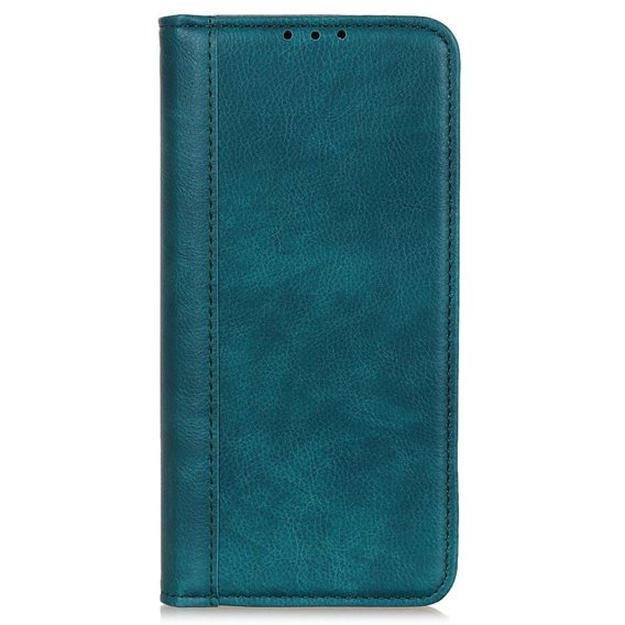 Чoхол до Samsung Galaxy M13 4G, Wallet Litchi Leather, зелений