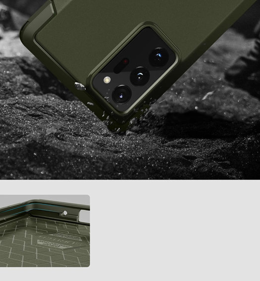 Чoхол до Samsung Galaxy Note 20 Ultra, Suritch Basic (Two Frames), зелений