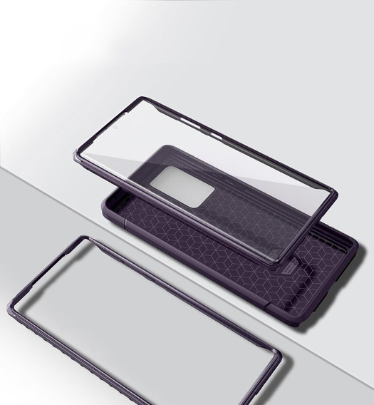 Чoхол до Samsung Galaxy Note 20 Ultra, Suritch Basic (Two Frames), фіолетовий
