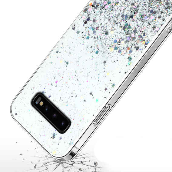 Чoхол до Samsung Galaxy S10 Plus, Glittery, прозорий