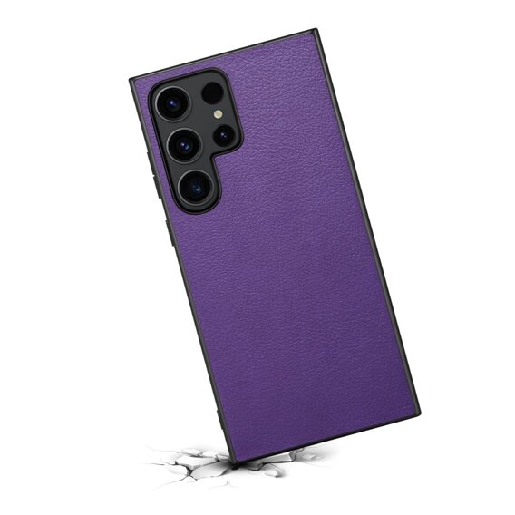 Чoхол до Samsung Galaxy S24 Ultra, Calf Texture, фіолетовий