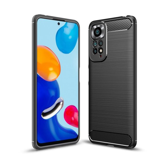 Чoхол до Xiaomi Redmi Note 11 / 11S, Carbon, чорний