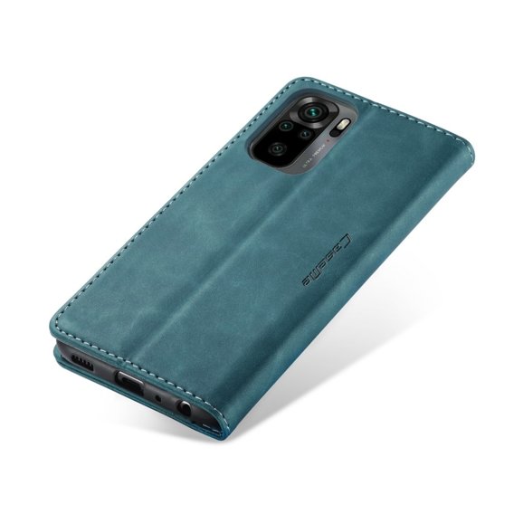 Чoхол CASEME до Xiaomi Redmi Note 10 / 10S, Leather Wallet , Green
