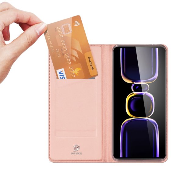 Чoхол Dux Ducis до Xiaomi Poco F5 Pro, Skinpro, рожевий rose gold