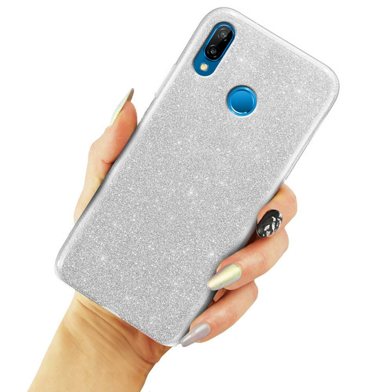 Чoхол Glitter  Case до Huawei P20 Lite - Silver