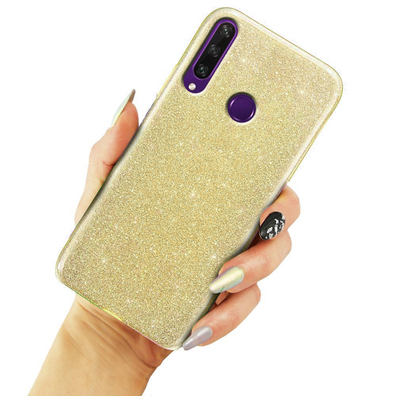 Чoхол Glitter Case до Huawei Y6P, Gold