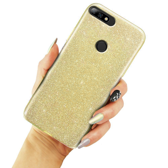 Чoхол Glitter Case до Huawei Y7 2018, Gold