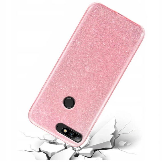 Чoхол Glitter Case до Huawei Y7 2018, Pink