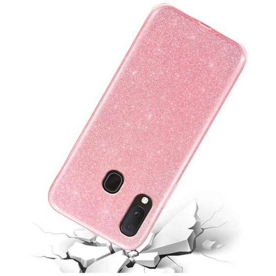 Чoхол Glitter Case до Samsung Galaxy A20E, Pink