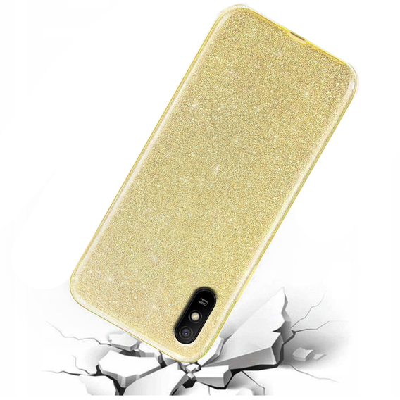 Чoхол Glitter Case до Xiaomi Redmi 9A, Gold