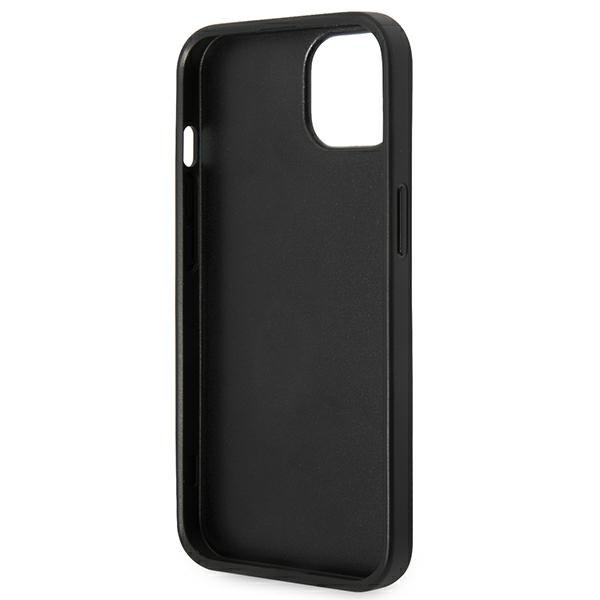 Чoхол Karl Lagerfeld до iPhone 14 Plus, Saffiano Choupette Head Patch, сріблястий