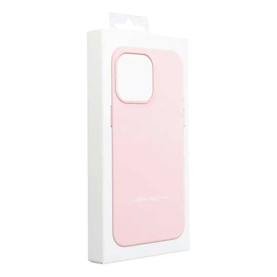 Чoхол Leather Mag Cover для iPhone 13 Pro, Pink