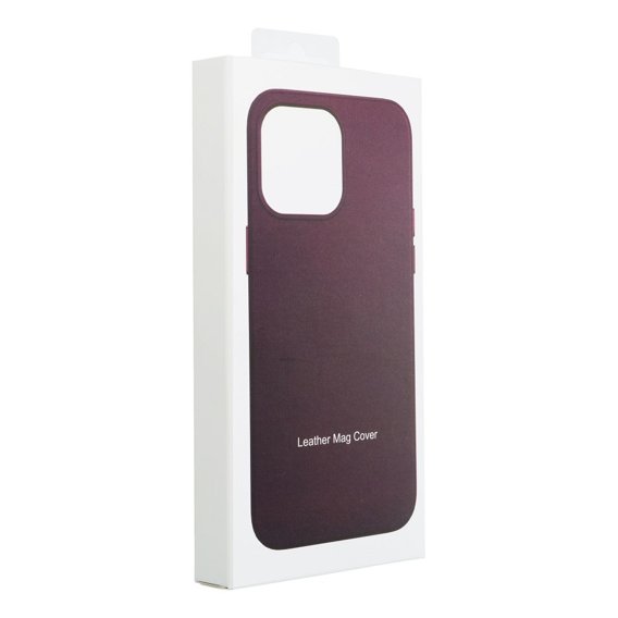 Чoхол Leather Mag Cover для iPhone 14 Pro Max, Purple